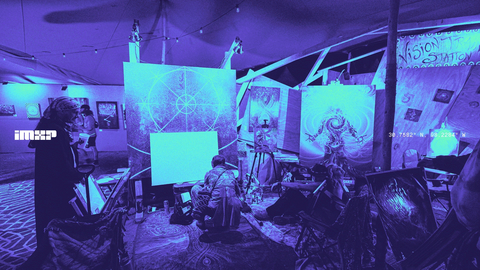 A creative workshop space from IMXP’s visual collection